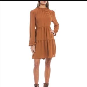 Dillard’s Rust Brown Babydoll Dress